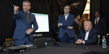 President Donald Trump monitors U.S. military operations in Venezuela, from Mar-a-Lago Club in Palm Beach, Florida, on Saturday, January 3, 2026. (Official White House Photo by Molly Riley)