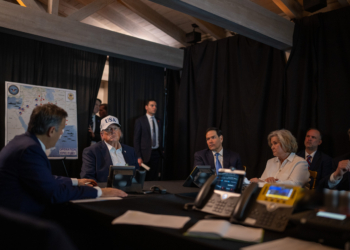 President Donald J. Trump oversees Operation Epic Fury at Mar-a-Lago, Palm Beach, FL, Feb. 28, 2026. (White House photo by Daniel Torok)