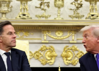 U.S. President Trump meets with NATO Secretary General Rutte in Washington. Kevin Lamarque- Reuters Pictures;